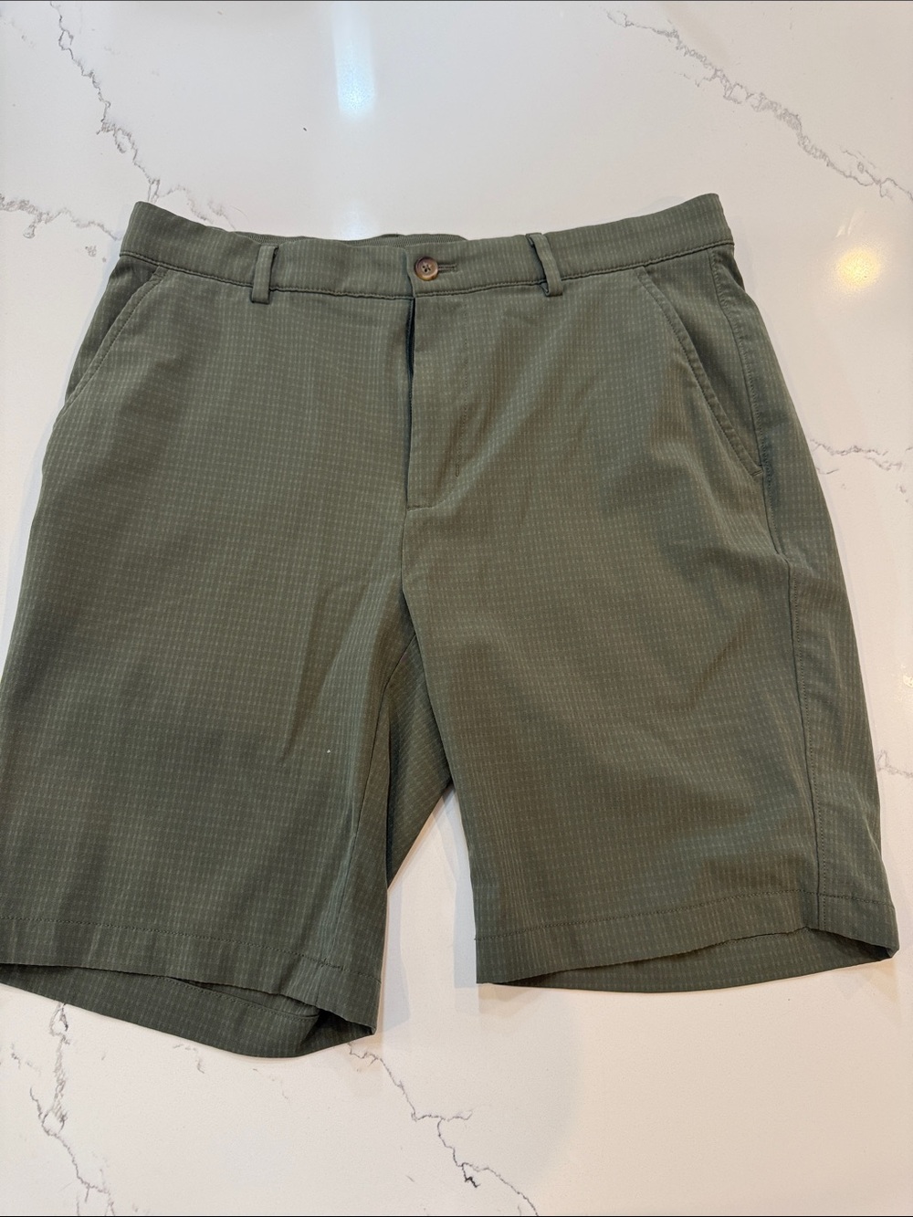 Men's Casual Olive Green Shorts